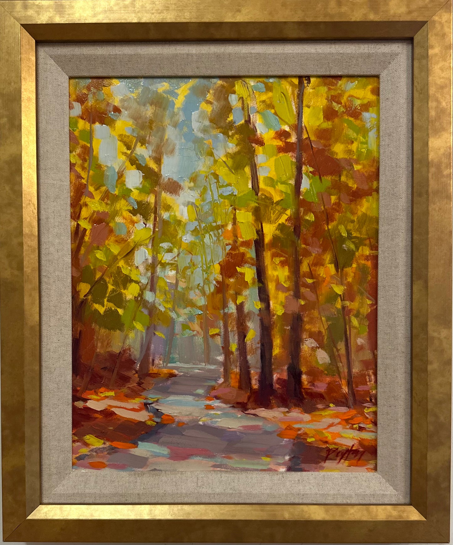Autumn Trail, Size 18 x 15