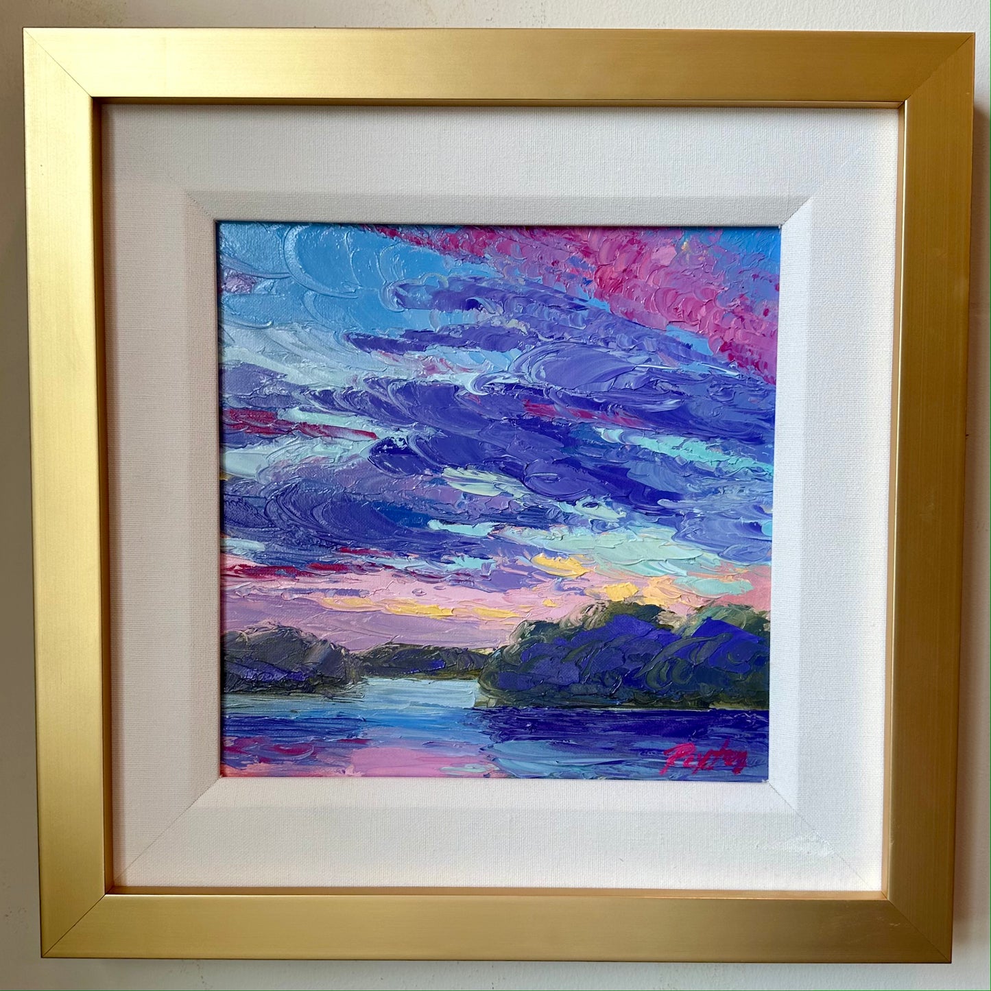 Purple Sunset Size 15 x 15