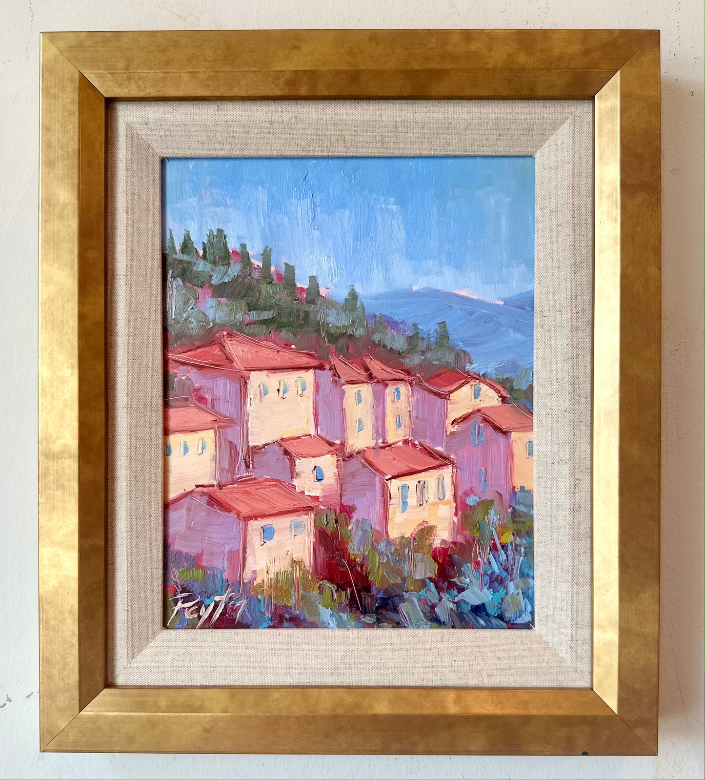 Cortona in Pink, Size 14 x 12