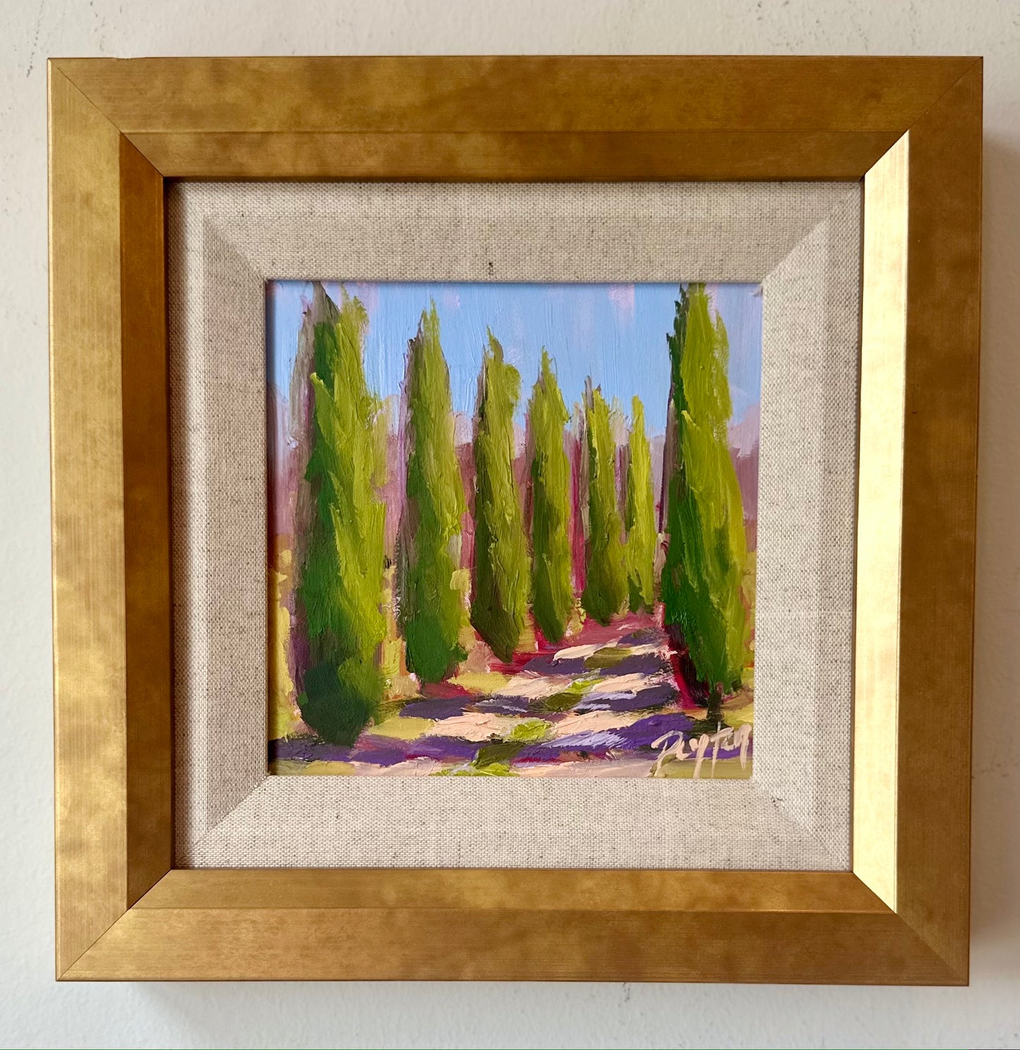 Cypress Trees I, Size 10 x 10