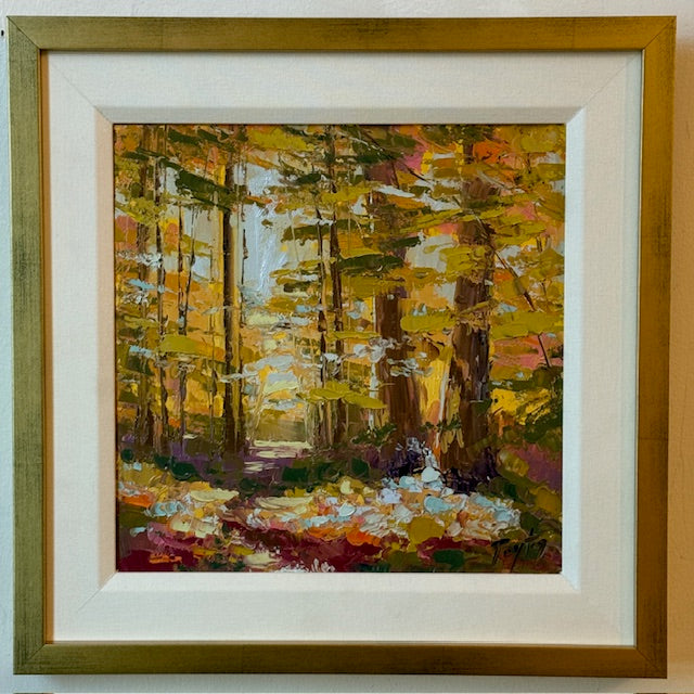 Sunlit Path, Size 16 x 16