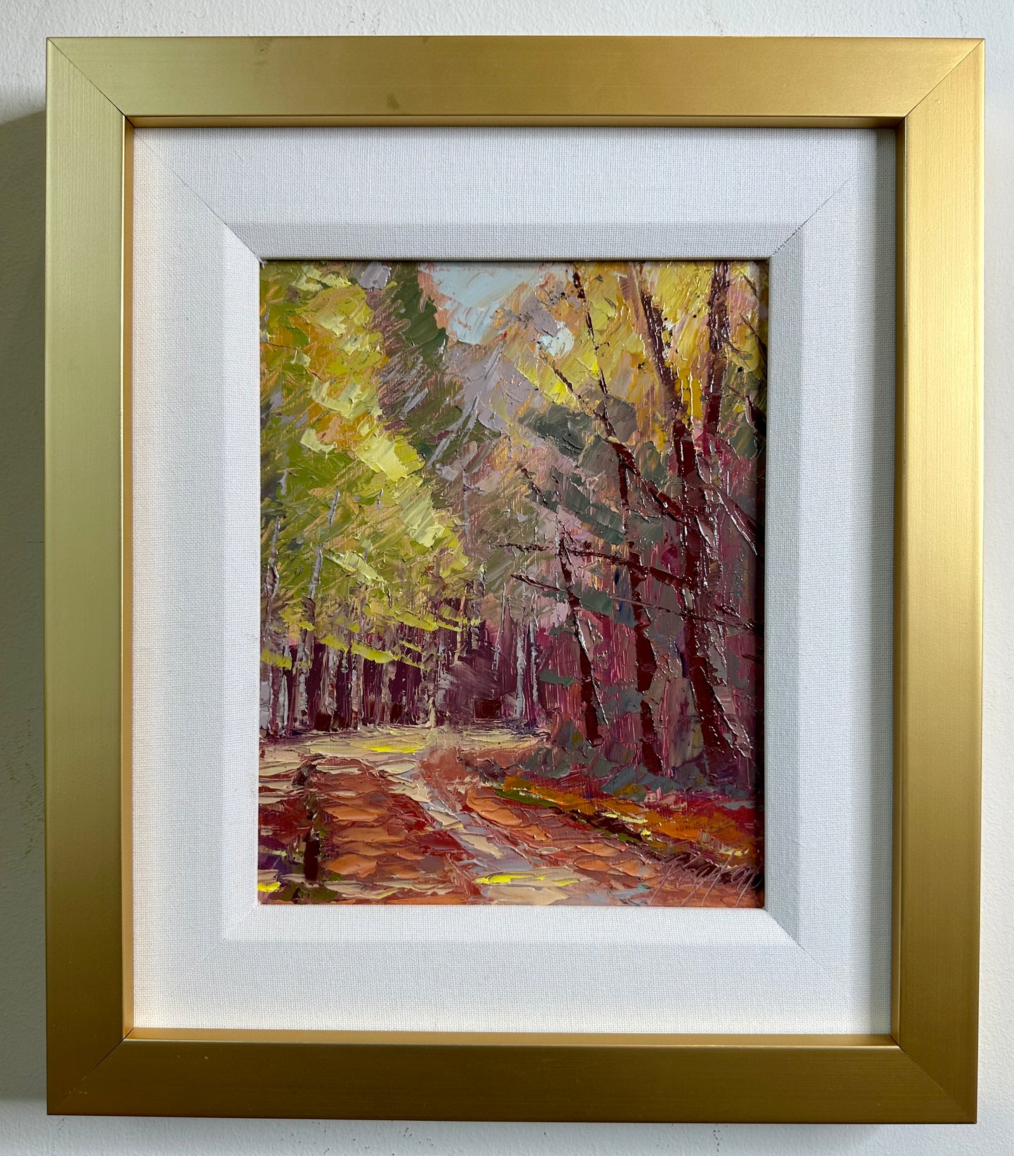 Autumn Trail, Size 15 x 13