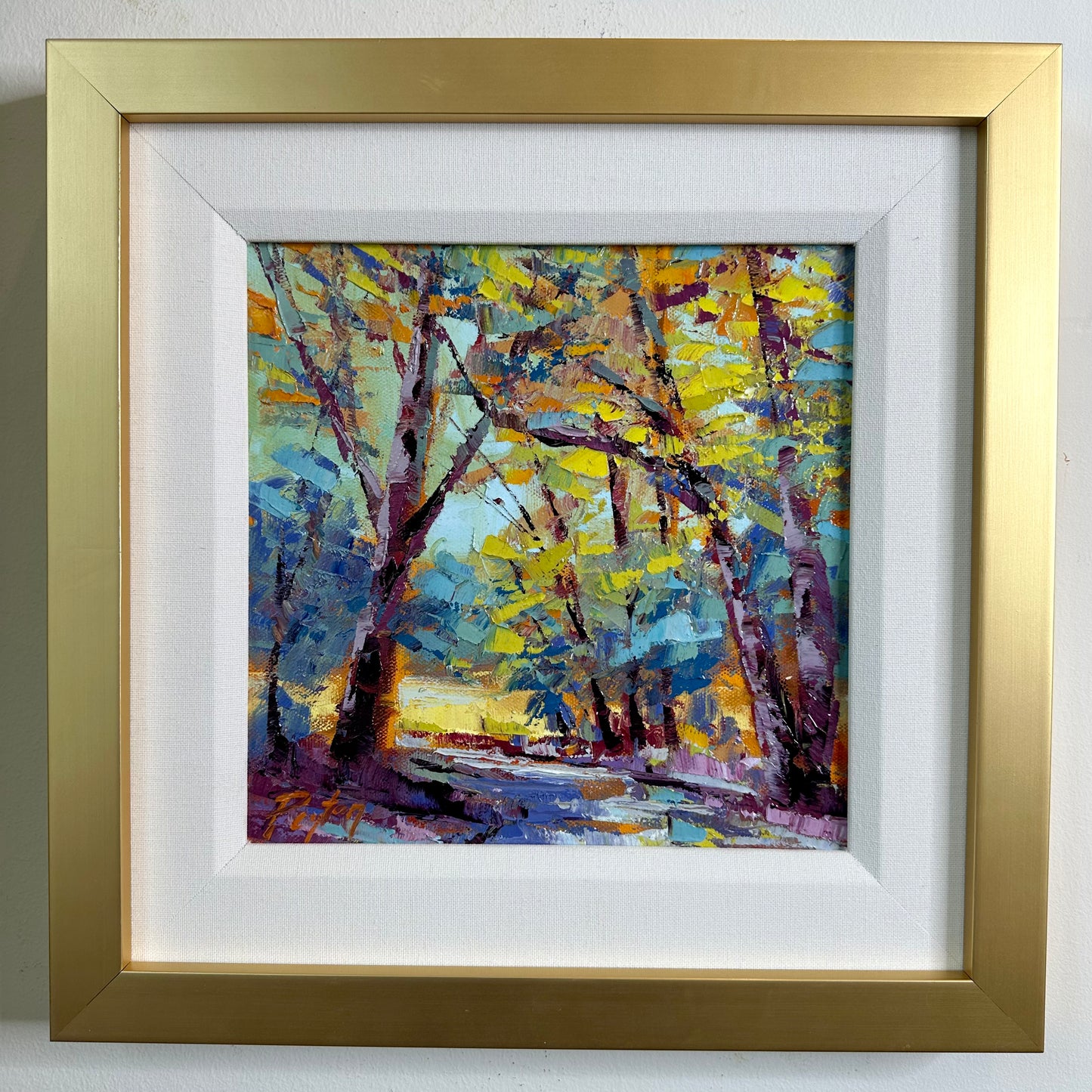 Turquoise Trail, Size 15 x 15