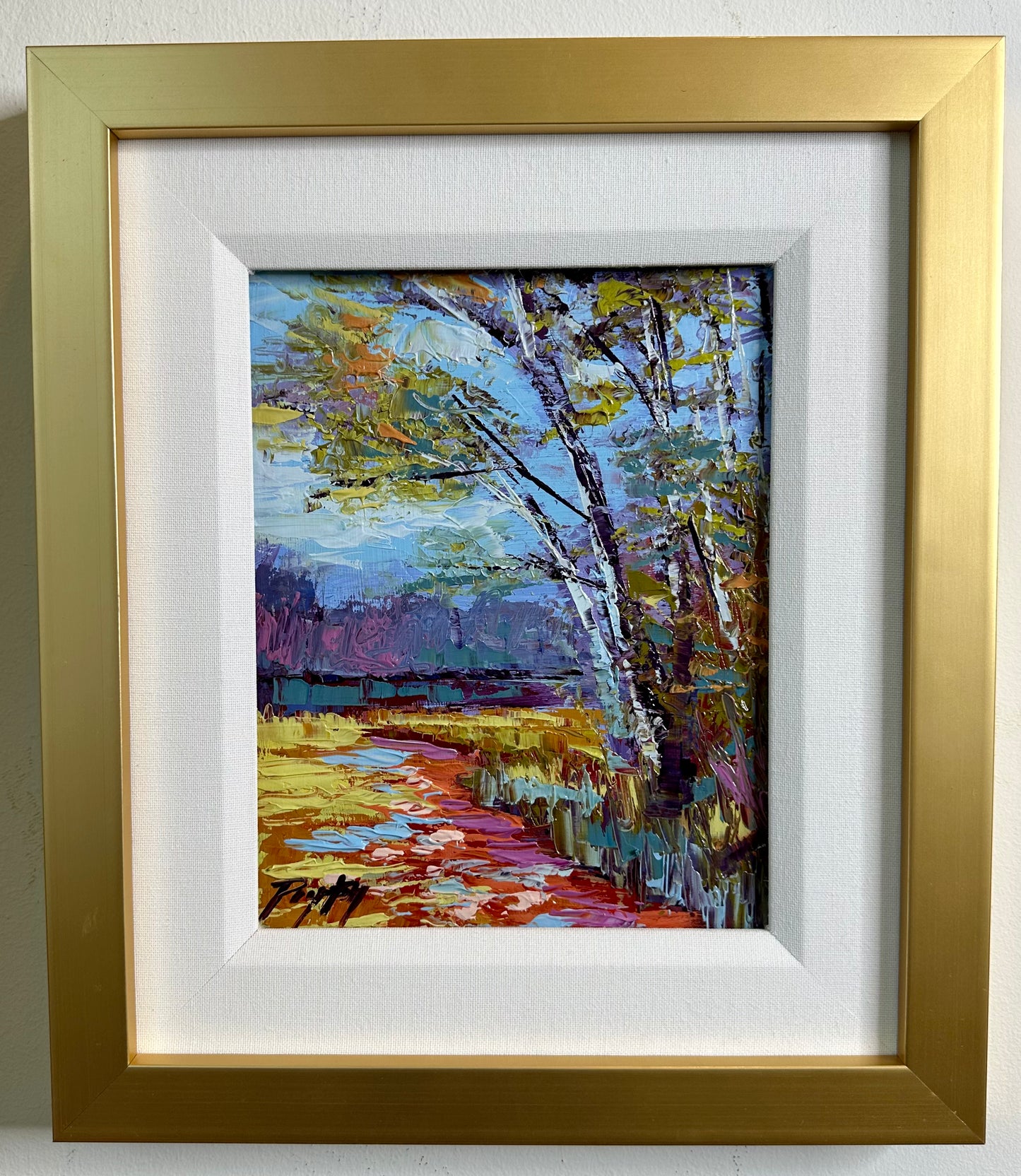 Autumn Field, Size 15 x 13