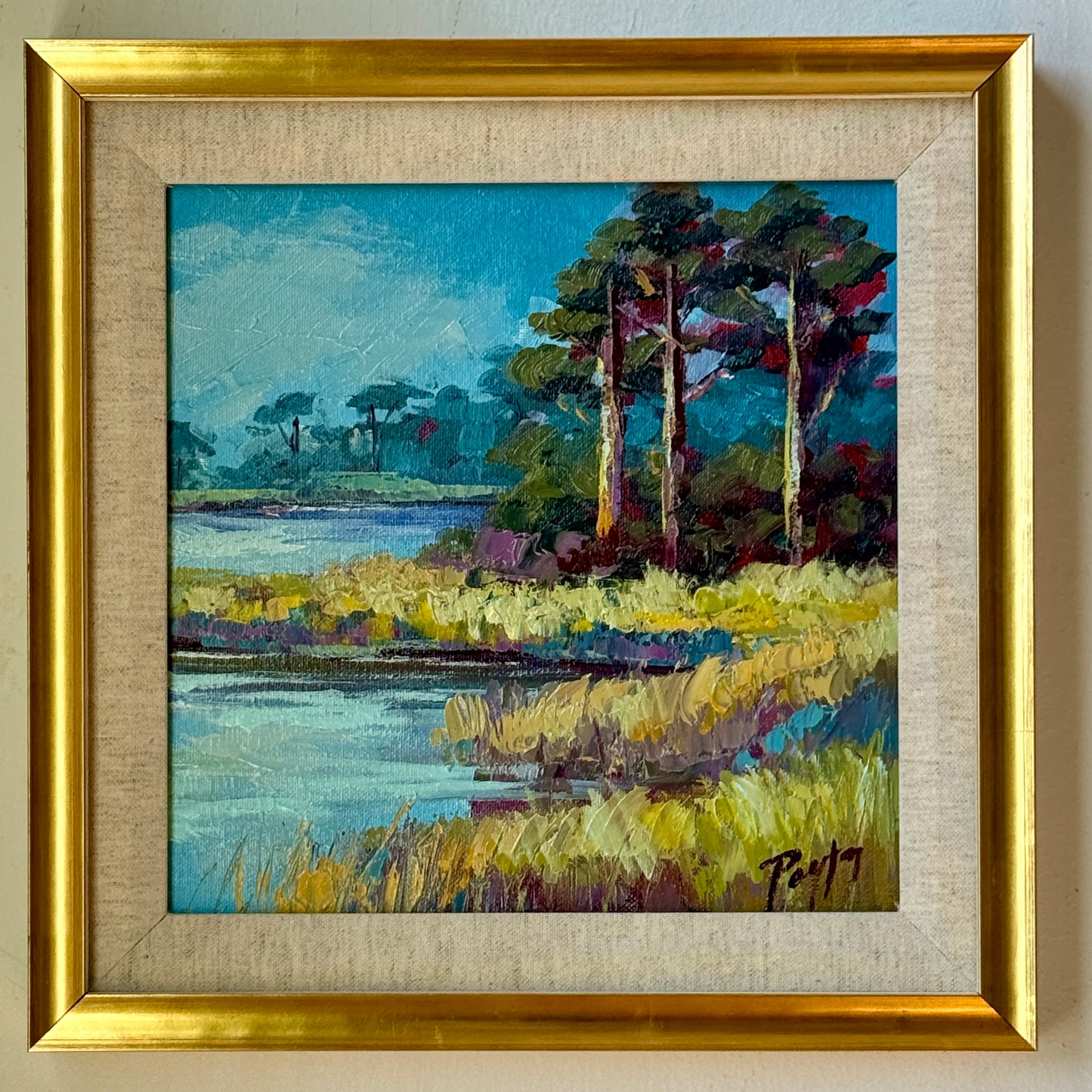 Golden Marsh, Size 13  x 13