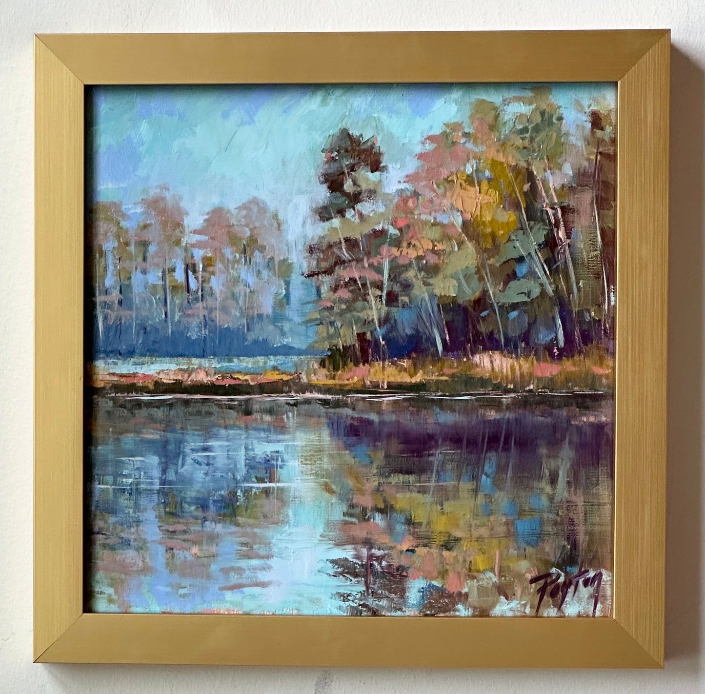 Calming Waters, size 14 x 14