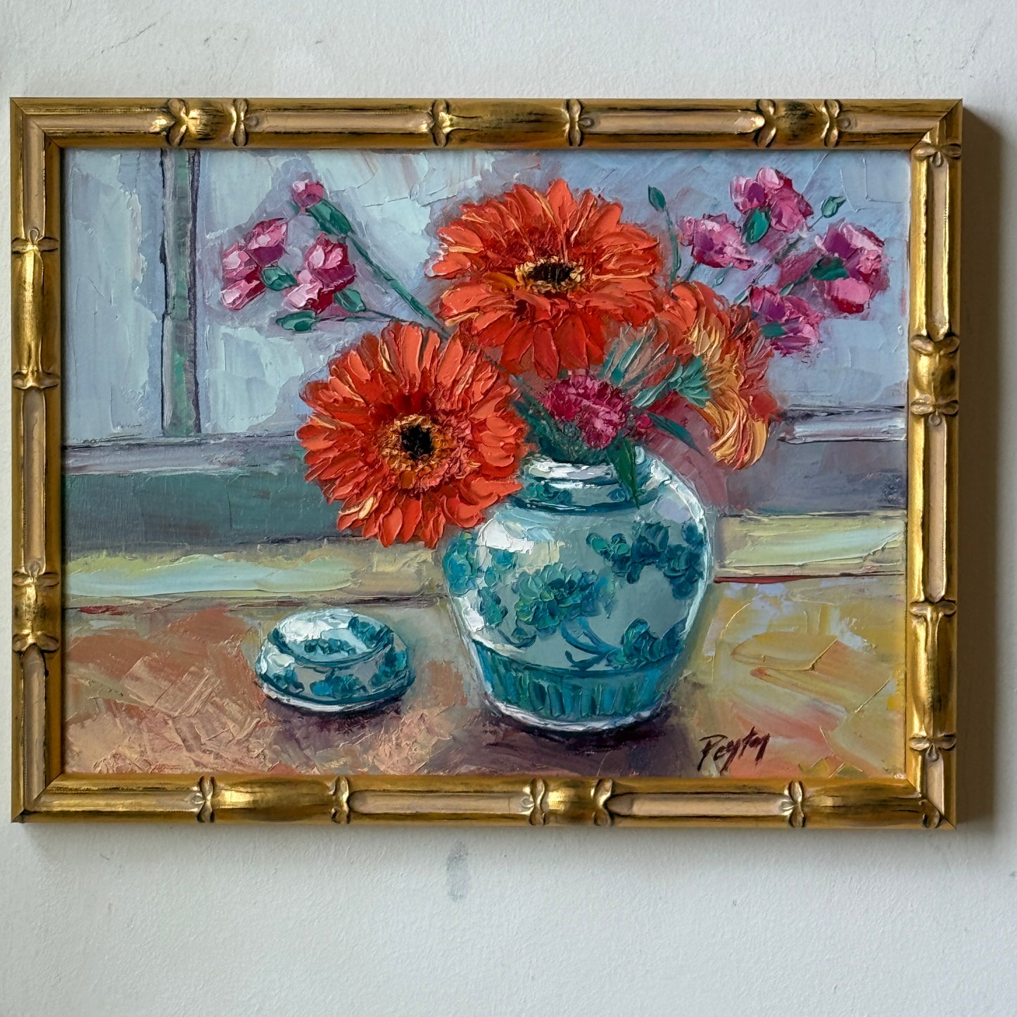 Morning Light & Gerbers, Size 18 x 14