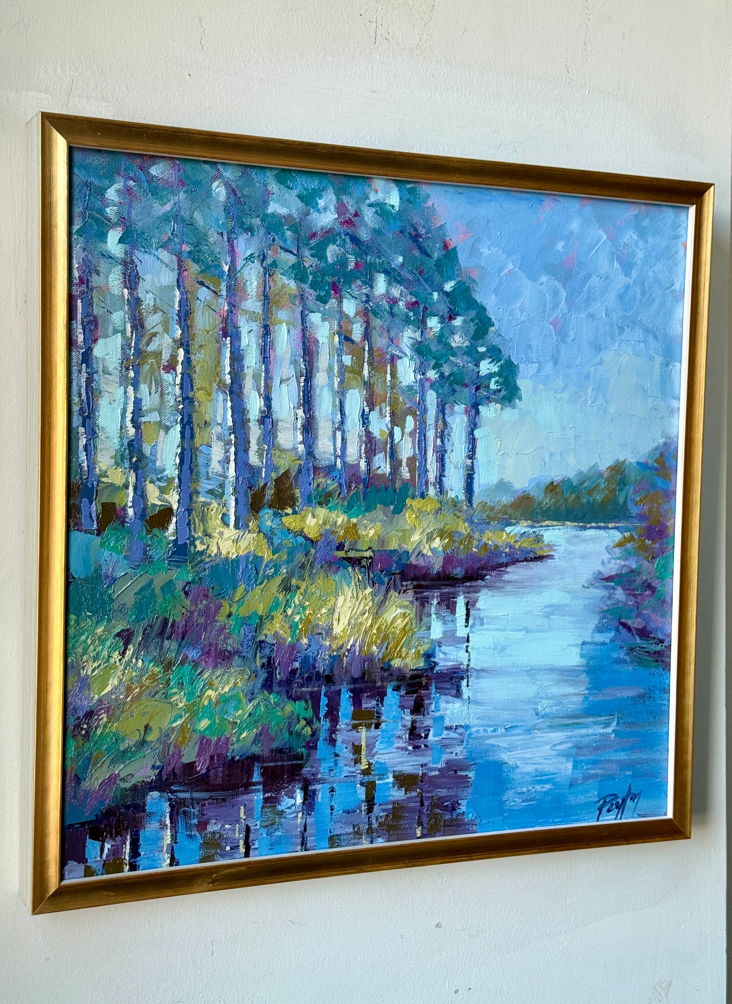 Blue Marsh on 30A, Size 21 x 21