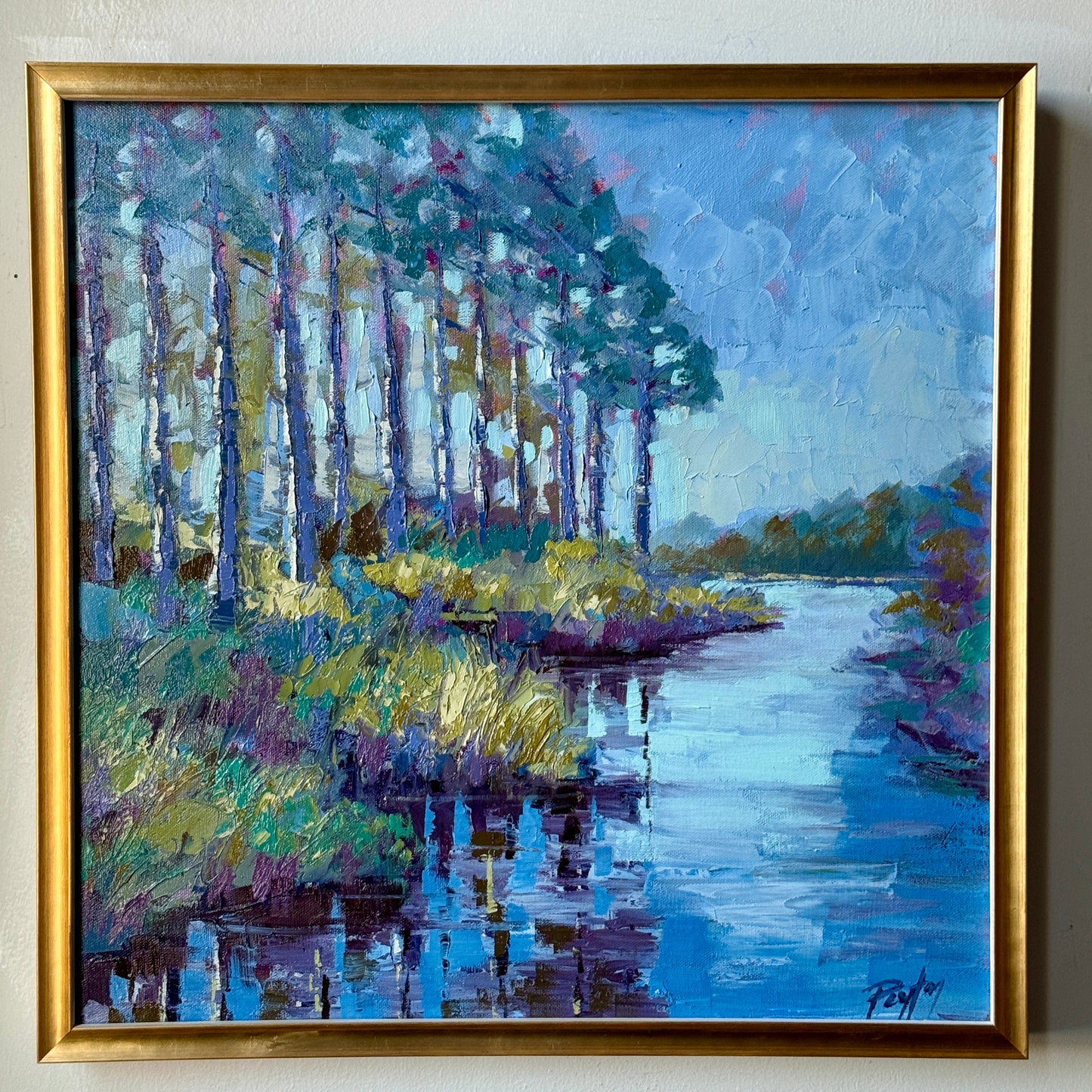 Blue Marsh on 30A, Size 21 x 21