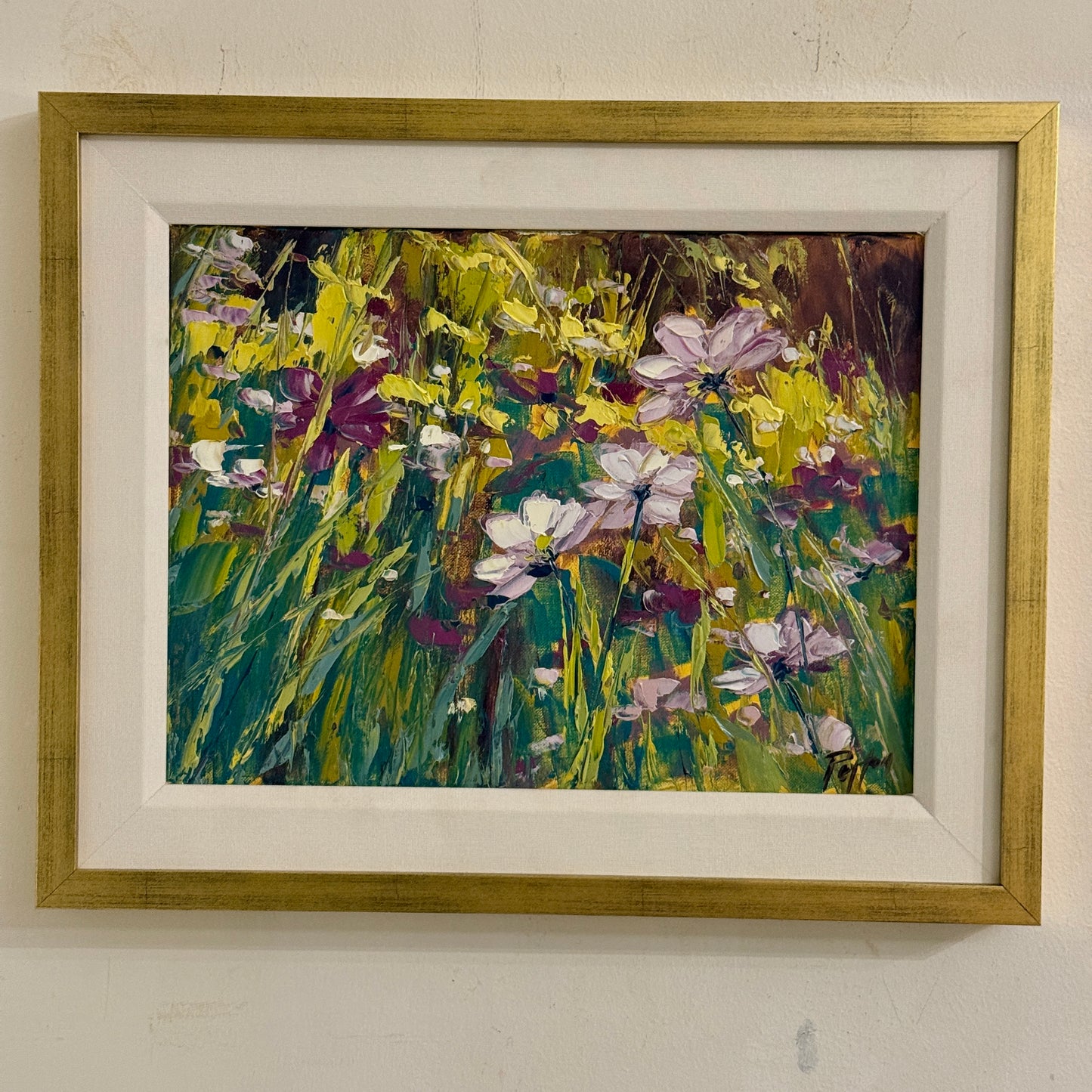 Lavender Wildflowers, Size 17 x 21