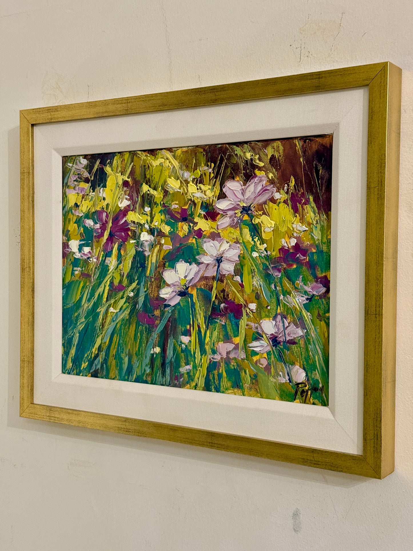 Lavender Wildflowers, Size 17 x 21