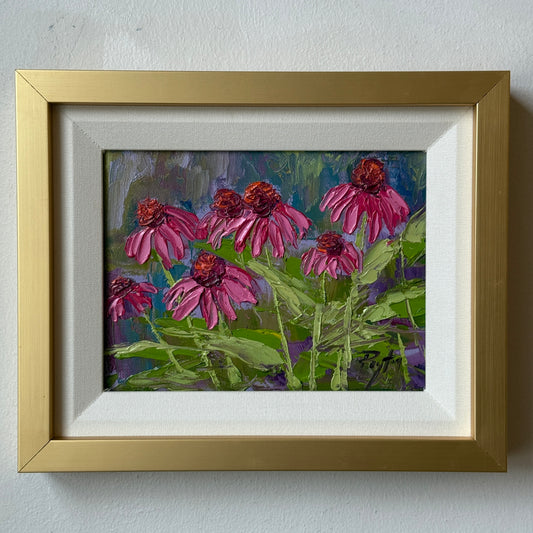 Purple Coneflowers, Size 9 x 11