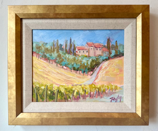 Scenic Gaggiole Vineyard, Size 12 x 14