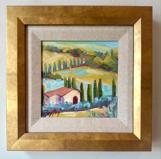 Tuscan Hillside, Size 10 x 10