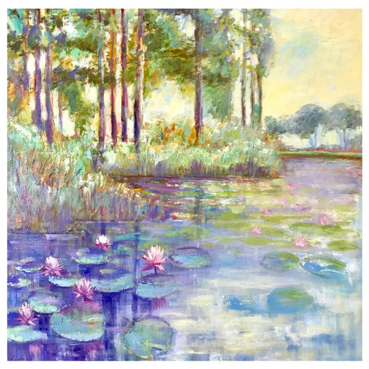 Waterlillies in Watercolor Prints