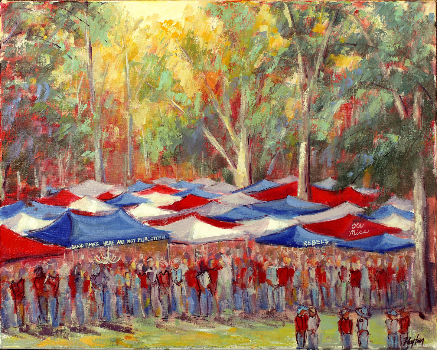 Gameday in the Grove Print